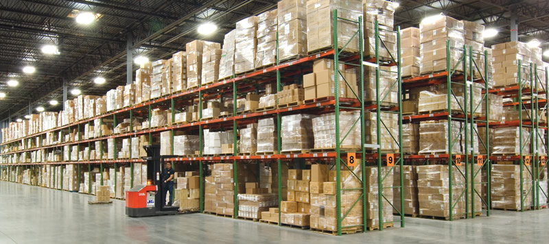 Industrial pallet racking warehouse in Clearwater Florida